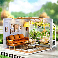 Ляльковий дім конструктор DIY Cute Room H-025 Warm moment Румбокс 14 шт., фото 8