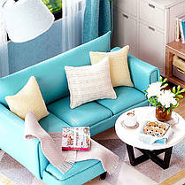 Ляльковий будинок конструктор DIY Cute Room H-018 Living Room Румбокс УЦЕНКА! Пошкоджена коробка, фото 3