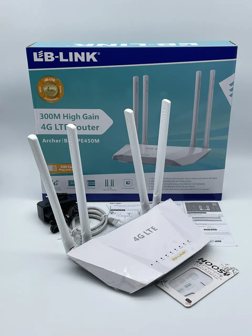 Wi-Fi роутер LB-Link BL-CPE450M 4G CPE router під сім карту "B11"