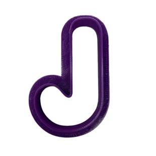 Пластикова вирубка Новорічний посох