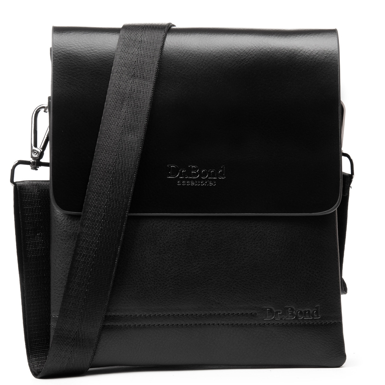 Сумка Чоловіча Планшет-шкіра DR. BOND 336-2 black.Музькі сумки-планшети гуртом і в роздріб в Україні
