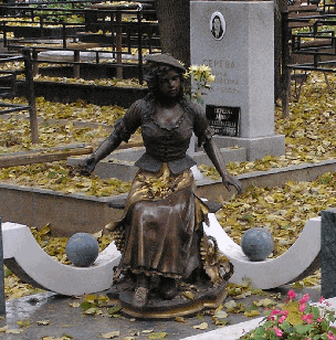 Скульптура з бронзи жінці № 1346