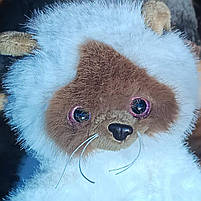 М'яка іграшка Shantou «Сіамський котик» білий з рудими вушками (13 см) C6304-1, фото 5