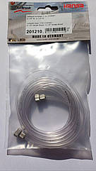 Шланг прозорий 2,5м, 1/8 - 1/8 дюйма, код 201210