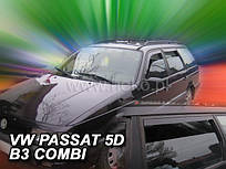 Дефлектори вікон (вітровики) Volkswagen Passat B3/B4 1988-1996 5D (вставні, кт- 4 шт.) Combi (Heko)