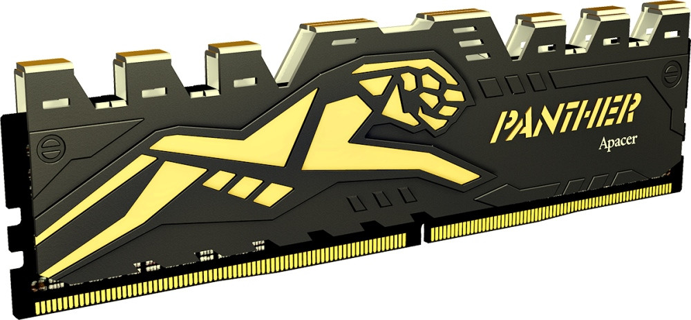 Оперативна пам'ять Apacer 8GB DDR4 3200MHz Panther Black Gold (AH4U08G32C28Y7GAA-1)