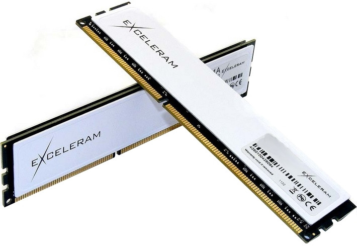 Оперативна пам'ять Exceleram 4GB DDR3 1600MHz Sark White (E30300A)
