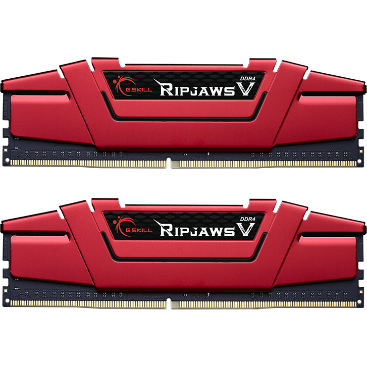 Оперативна пам'ять G.Skill 16GB (2x8GB) DDR4 2666MHz Ripjaws V Red (F4-2666C19D-16GVR)