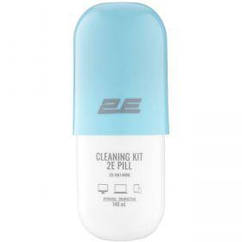 Набір для чищення 2E Pill (2E-SK140BL) LED/LCD + серветка 20х20 см White/Blue