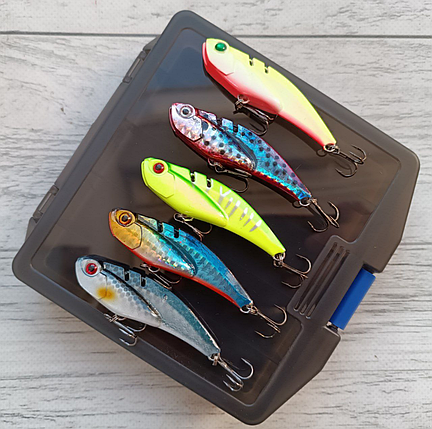 Цикада блешня 70mm\20g Набір 5шт в коробке, фото 1