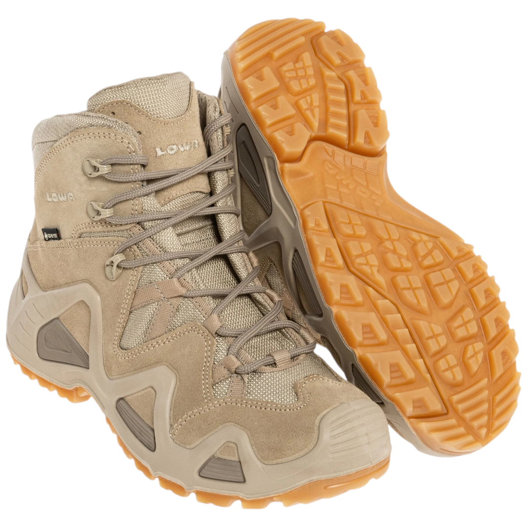 Тактичні черевики берці LOWA Zephyr GTX MID TF Desert, пустеля