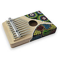 Калімба з Індонезійським розписом «Мелодійна Екзотика» (17х11,7х2,5 см)