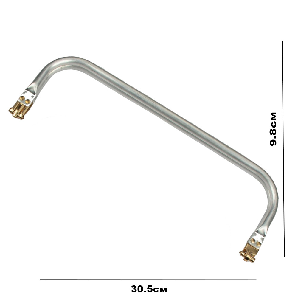 Фермуар потайний (прихований), 30.5*9.8 см, срібло, фото 1