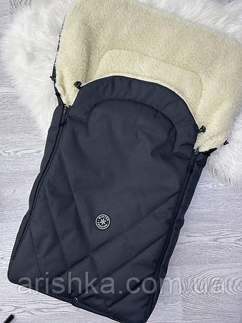 Конверт-чохол на овчині в коляску або на санки 98*48 см winter For Kids, фото 1