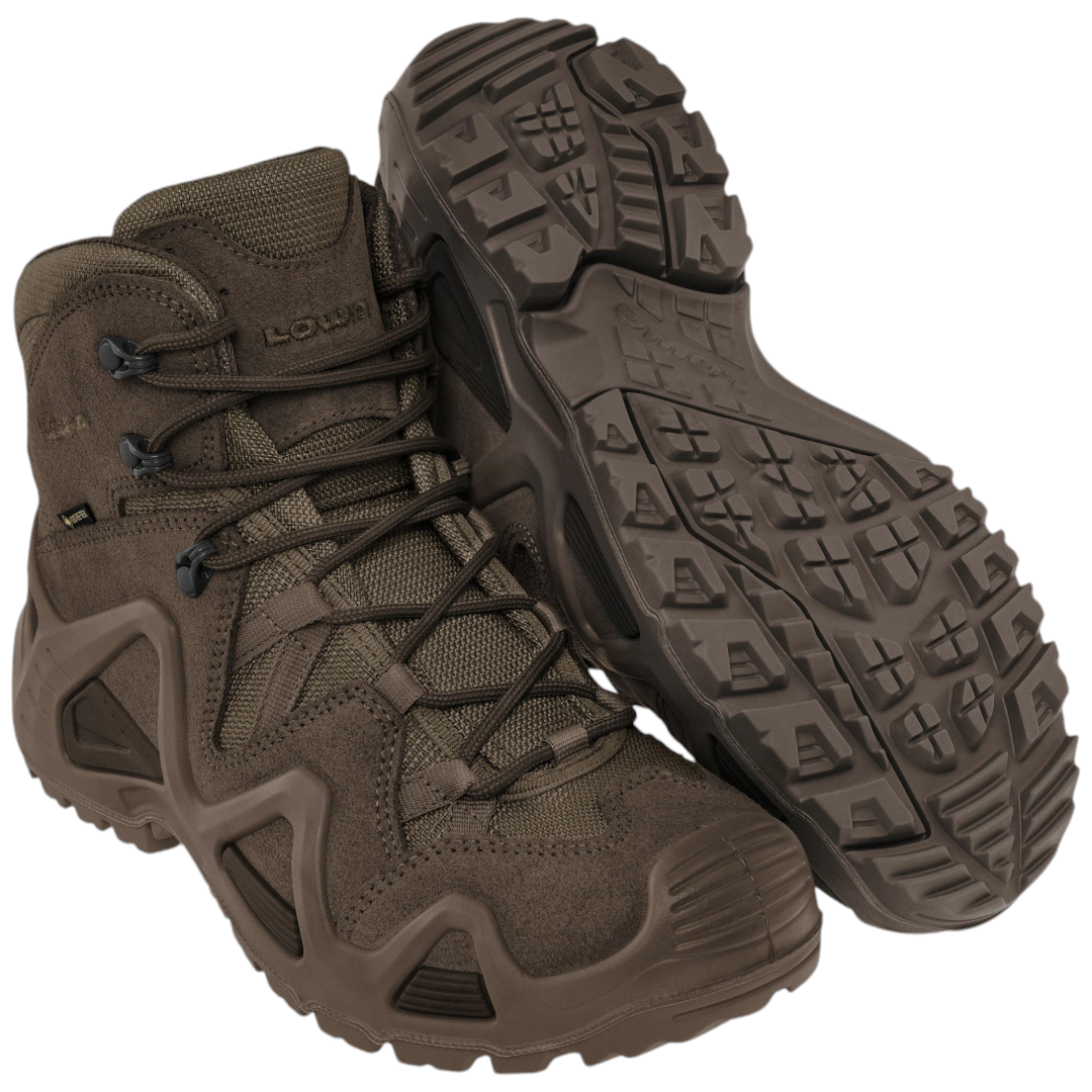 Тактичні черевики берці LOWA Zephyr GTX MID TF Dark Brown