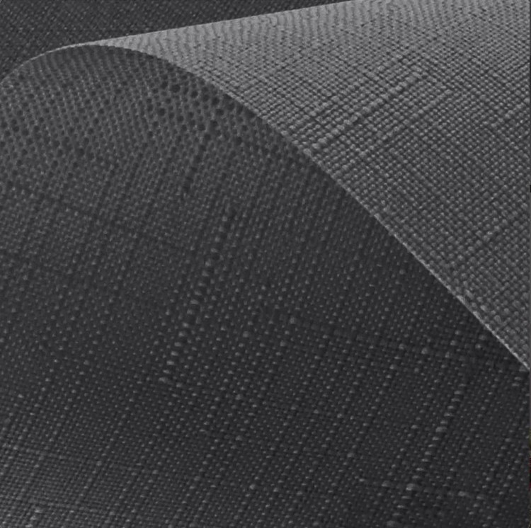 Рулонні штори Len без свердління. Тканинні ролети Льон без свердління Графітовий 7411, фото 1