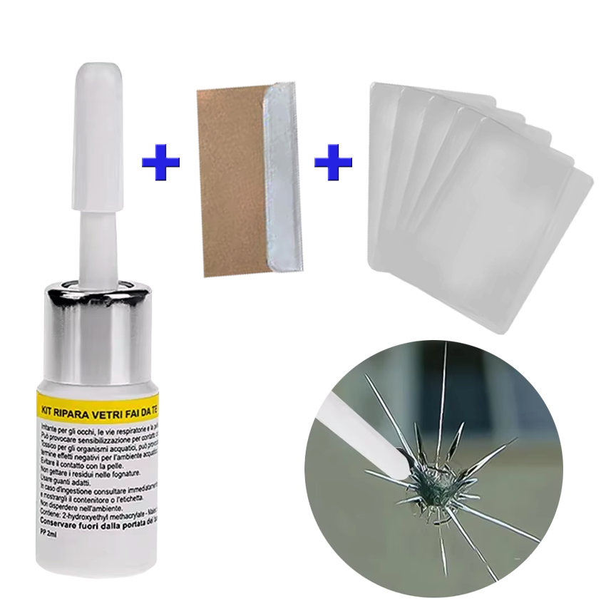 Клей для ремонту автоскла (ремкомплект)