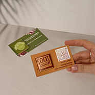 100 шт. Візитка (90х50 мм) + шоколад із логотипом, фото 2