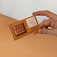 50 шт. Візитка (90х50 мм) + шоколад із логотипом, фото 3