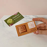 20 шт. Візитка (90х50 мм) + шоколад із логотипом, фото 4