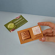 100 шт. Візитка (90х50 мм) + шоколад із логотипом, фото 6