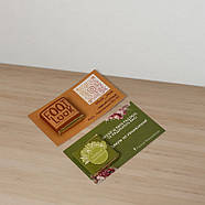 1000 шт. Візитка (90х50 мм) + шоколад із логотипом, фото 3