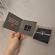 300 шт. Листівка книжка (160х80 мм) + шоколад із логотипом, фото 2