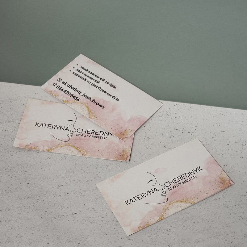 100 шт. Візитка (90х50 мм), фото 1