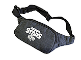 (11*31)Дитяча сумка на пояс Mеланж тканинна спортивні барсетки підліткові Дівчинка та хлопчик гурт, фото 3