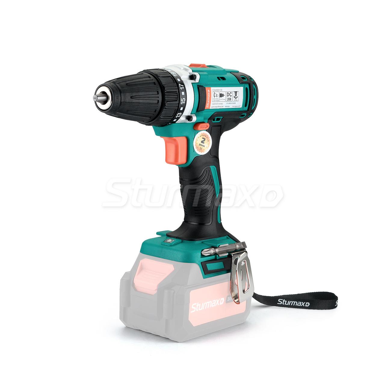 Шурупокрут акумуляторний Sturmax CDM3201CR