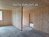 Каркасний Будинок  з корабельної дошки 9,4 *13,4 м разом з  терасами, фото 3