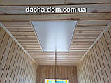 Каркасний Будинок  з корабельної дошки 9,4 *13,4 м разом з  терасами, фото 4