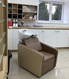 Мийка перукарська з кріслом Quadro для перукарських салонів краси VM 2013, фото 3