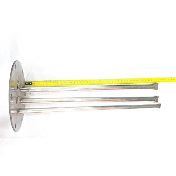 Фланець-колба під сухі тани Ø165 мм під анод для бойлерів gorenje (повністю з неіржавкої сталі). Україна, фото 1