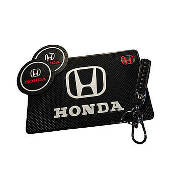Комплект Honda (Ходна) Брелок и антискользящие коврики в авто