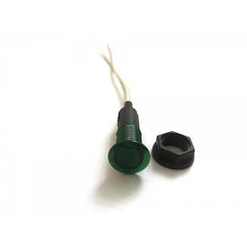 Лампа сигнальна для бойлерів зелена/ діаметр різі ø10 мм/220V купити в Україні