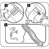 Дитяча гірка KBT пластикова, 300 х 49 х 150 см - зелена, фото 4