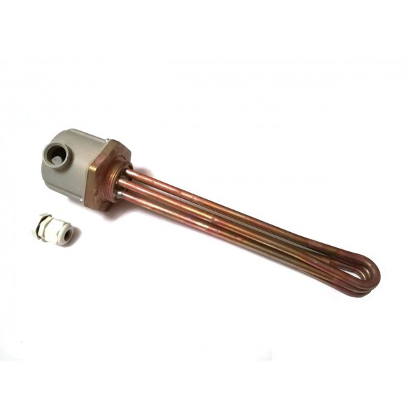 ТЕН блок 1500W / 4,5" (48 мм) / Мідь / Італія, фото 1