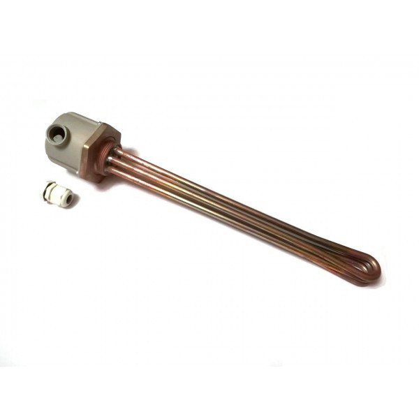 ТЕН блок 7500W / 1,5" (48 мм) / Мідь / Італія, фото 1