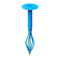 Дюбель LX СтарФікс який вкручується з шурупом для пінопласту та мінеральної базальтової вати 10х160 мм в упаковці 100 штук