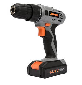 Шурупокрут-дриль від акумулятора Li-Ion 14,4 В, 1,3 АхГод, КМ- 17 Nm, патрон Ø= 0,8-10 мм STHOR 78982