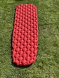 Каримат надувний туристичний WCG 195 х 56 х 6 см - червоний, фото 2