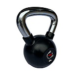 Гиря прогумована з хромованою ручкою WCG 8 КГ, фото 3