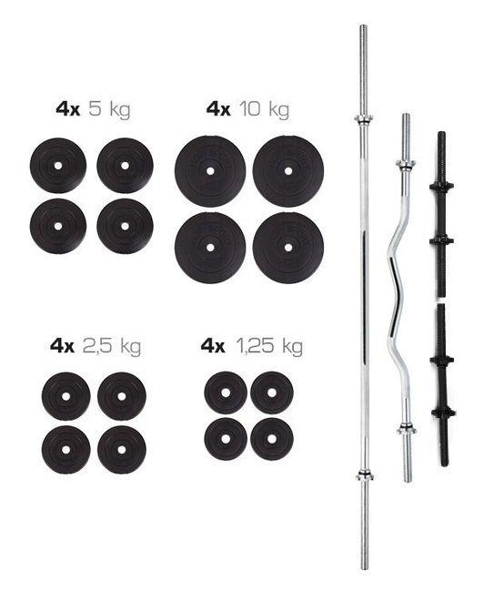 Штанга + Гантелі Набір 91 кг WCG, фото 1
