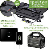 Портативний зарядний пристрій сонячна панель Bresser Mobile Solar Charger 40 Watt USB DC (3810040), фото 7