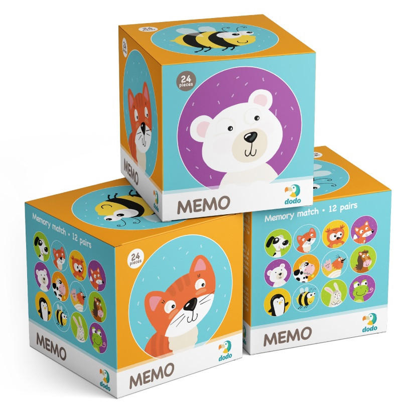 Гра міні мемо Dodo Тварини (300145), фото 1