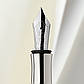 Ручка перова Graf von Faber-Castell Fountain pen Guilloche Rhodium з колекції Guillloche, перо М, 146590, фото 4
