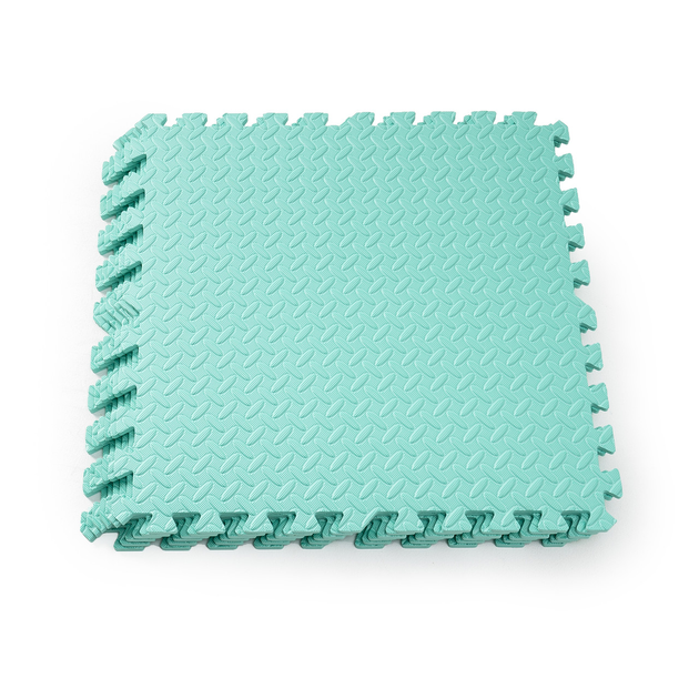 Килимок-пазл WCG EVA 60х60х1 см бірюзовий, фото 1
