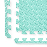 Килимок-пазл WCG EVA 60х60х1 см бірюзовий, фото 4