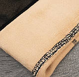 Колготи жіночі на флісі з імітацією капронових 44-48р чорні, фото 8